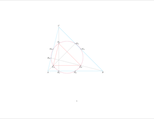 Nine-points circle
